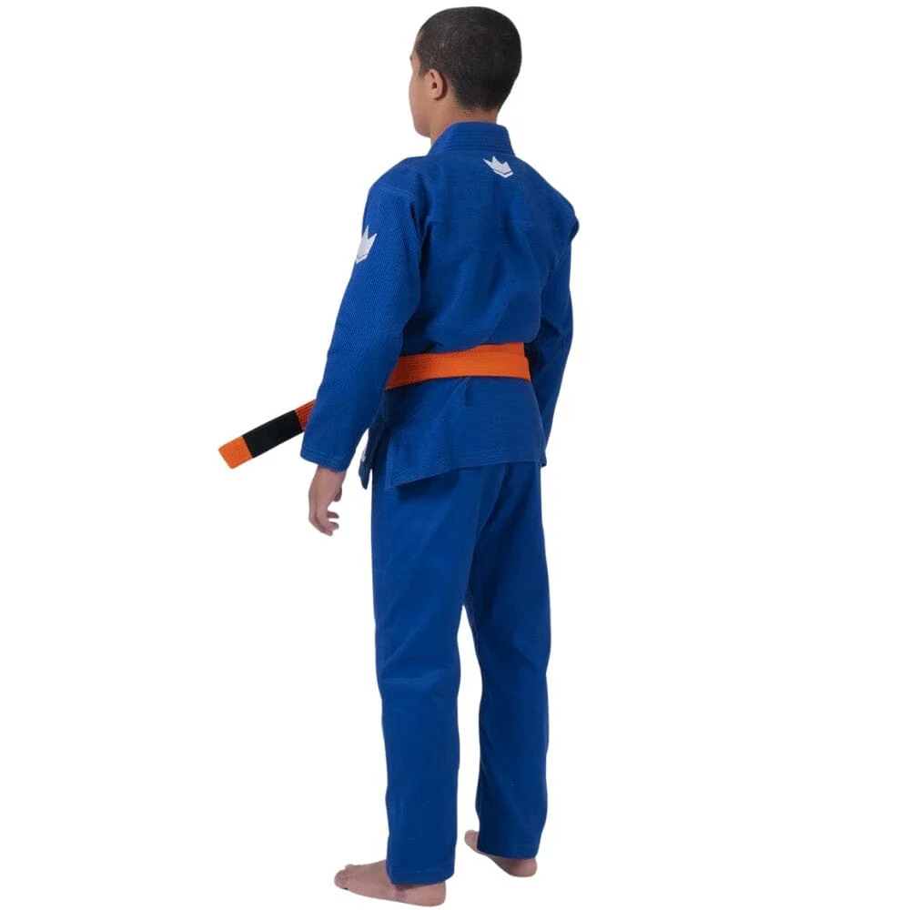 Kingz Kids The One V2 Jiu Jitsu Gi Blue - Image 4