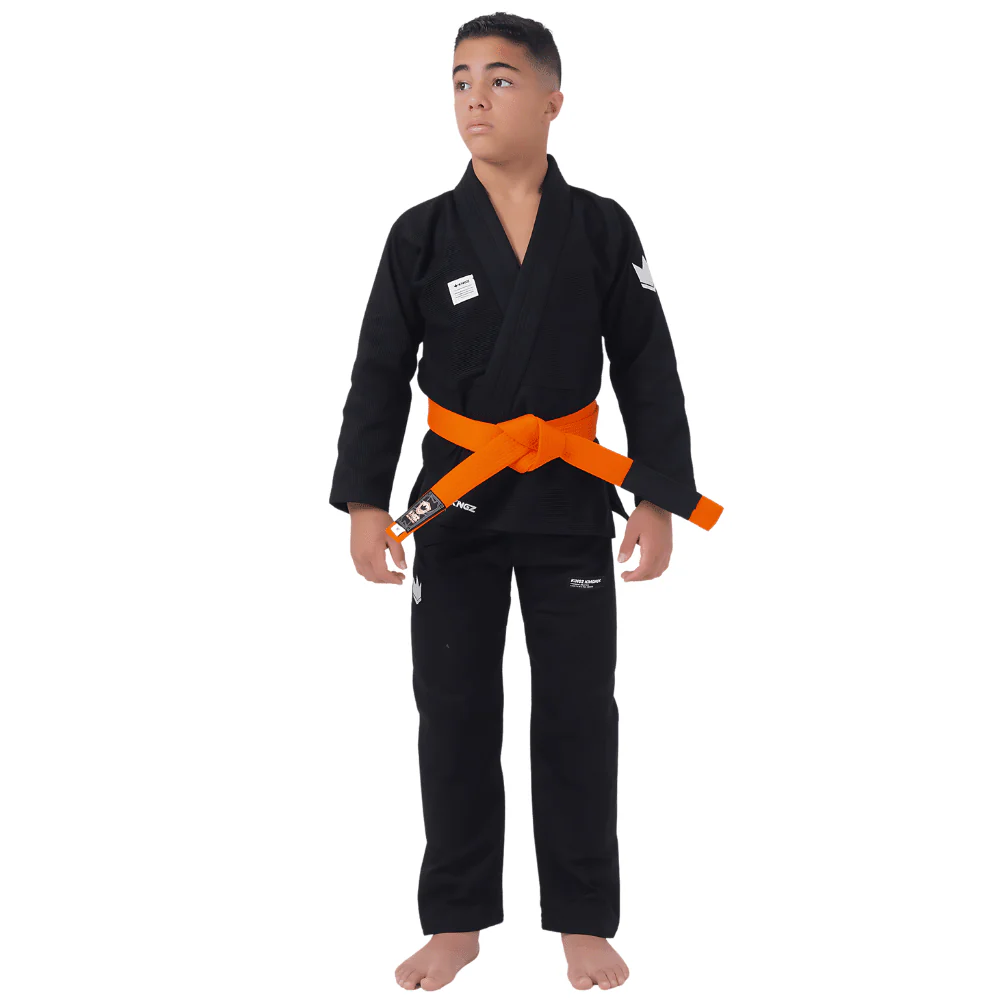 Kingz Kore Kids V2 Jiu Jitsu Gi Black