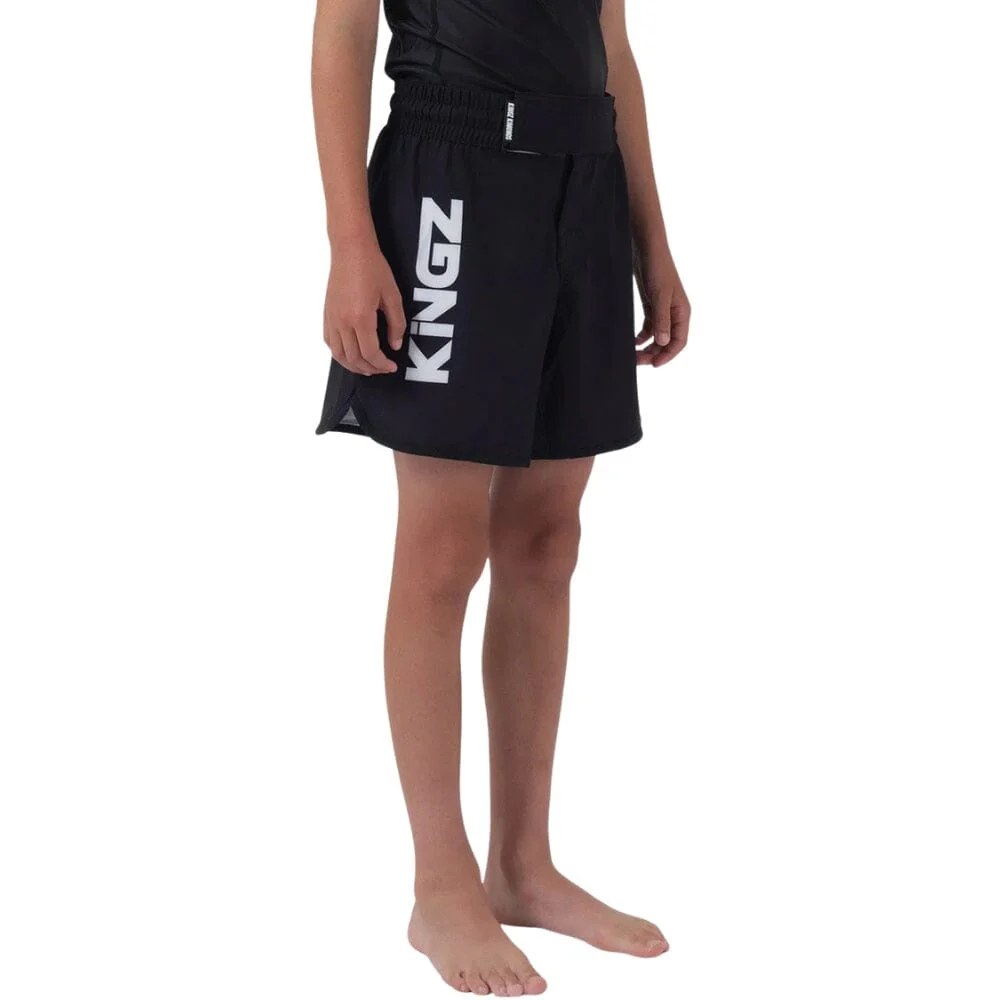 Kingz Kore V2 Youth Grappling Shorts Black - Image 2