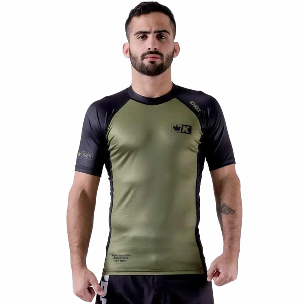 Kingz Krown Short Sleeve Rashguard Green