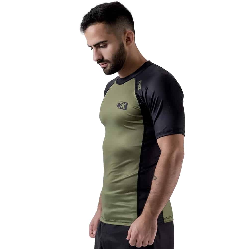 Kingz Krown Short Sleeve Rashguard Green - Image 3