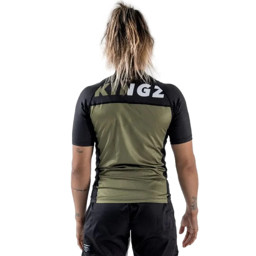 Kingz Krown Short Sleeve Rashguard Green - Image 6