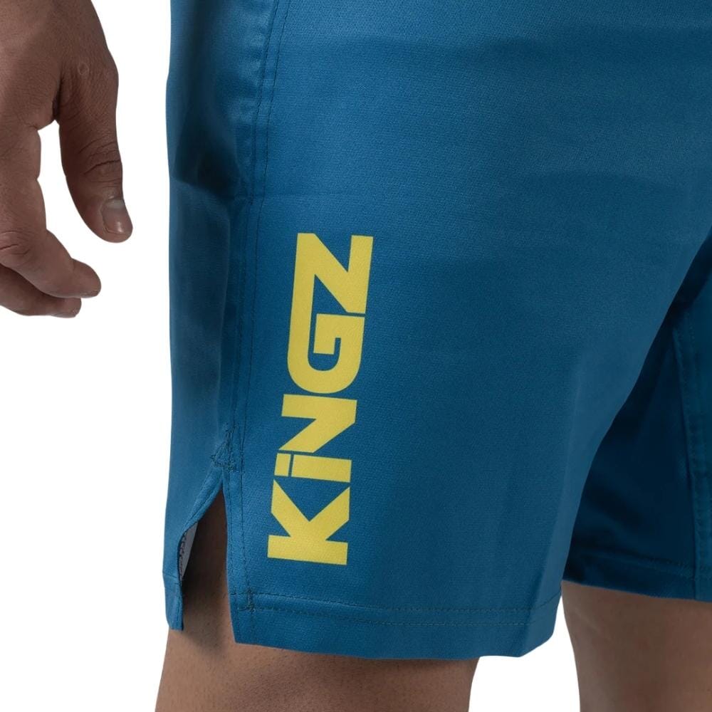 Kingz MI-K Roots Grappling Shorts Blue - Image 5