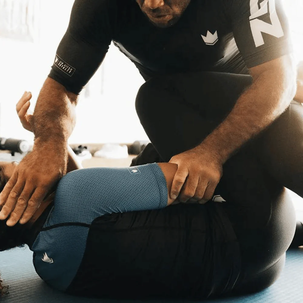 Kingz Performance Short Sleeve Ranked Rashguard Brown - Image 4