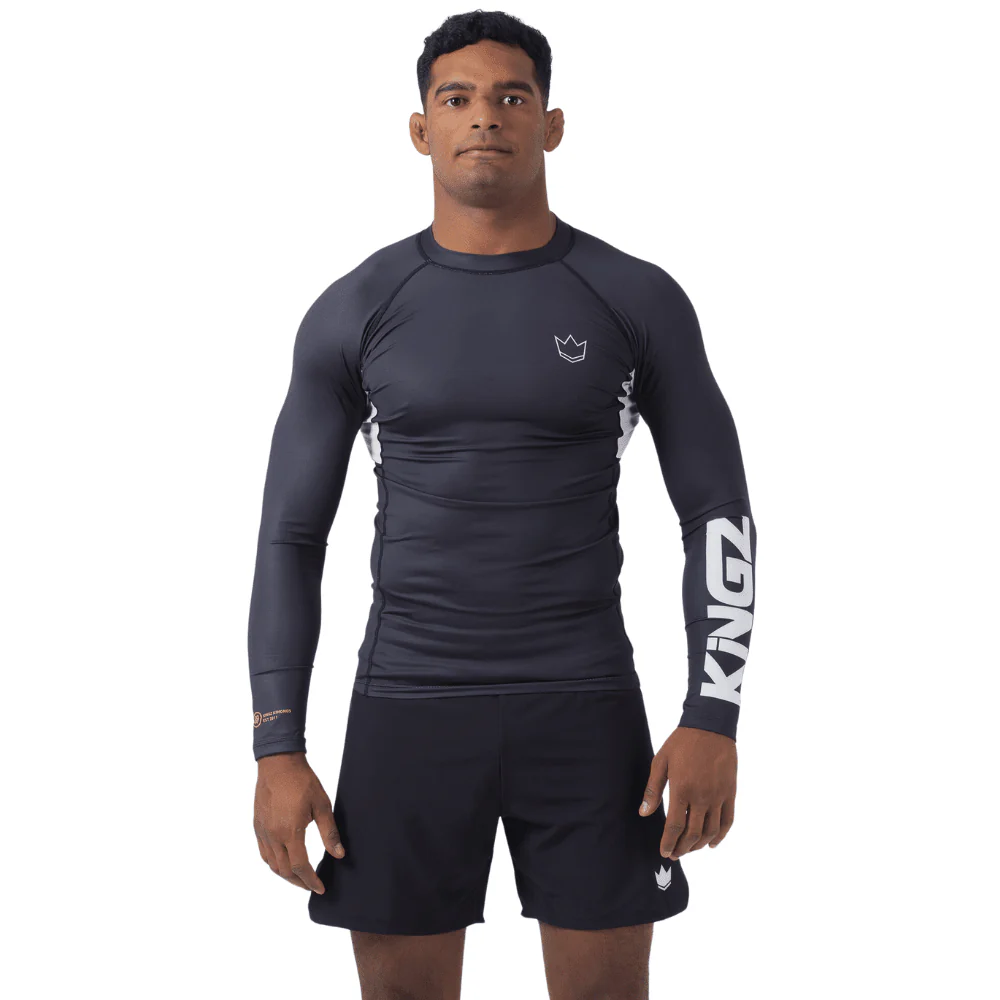 Kingz Ranked Performance V2 Long Sleeve Rashguard Black