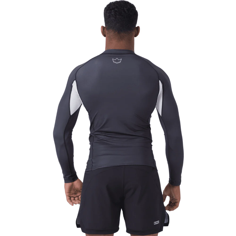 Kingz Ranked Performance V2 Long Sleeve Rashguard Black - Image 2
