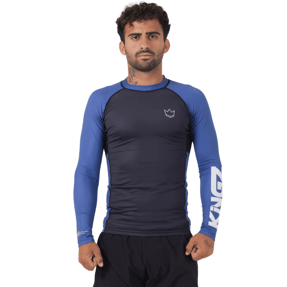 Kingz Ranked Performance V2 Long Sleeve Rashguard Blue