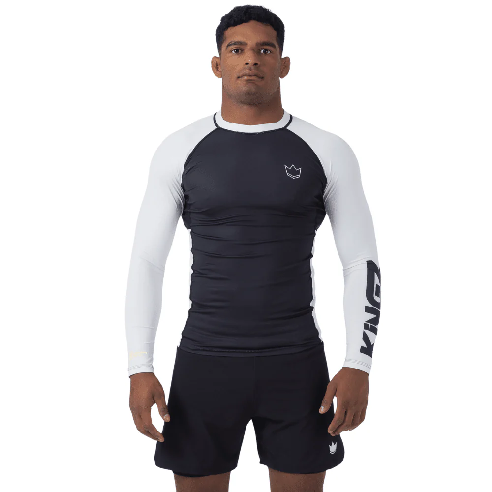 Kingz Ranked Performance V2 Long Sleeve Rashguard White