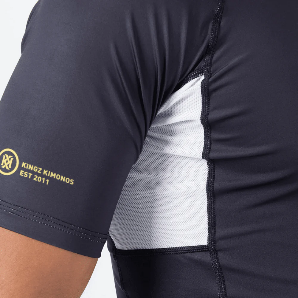 Kingz Ranked Performance V2 Short Sleeve Rashguard Purple - Image 4