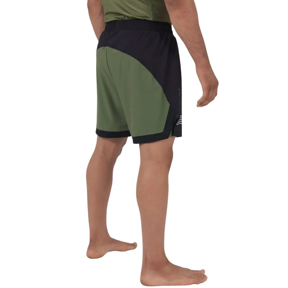 Kingz Trooper Hybrid Shorts Military Green - Image 3