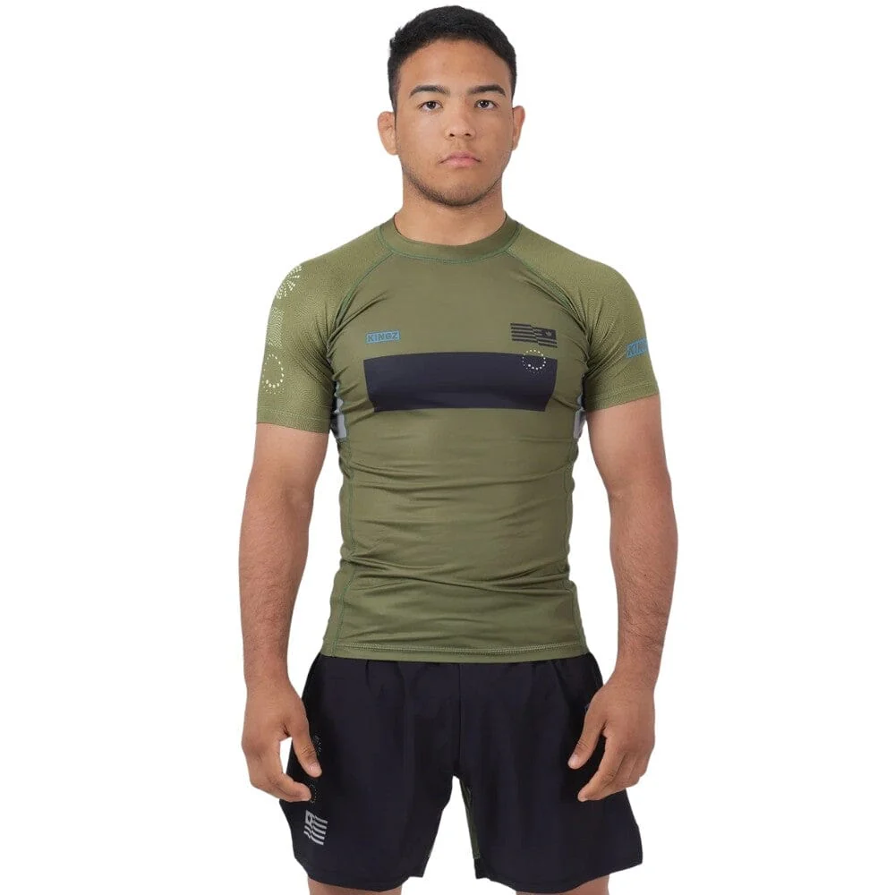 Kingz Trooper Rashguard Military Green