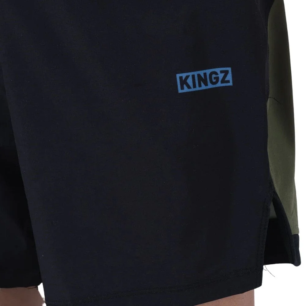 Kingz Trooper Youth Hybrid Shorts Military Green - Image 6