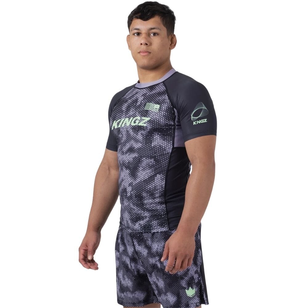 Kingz Viper Rashguard Black/Purple - Image 6