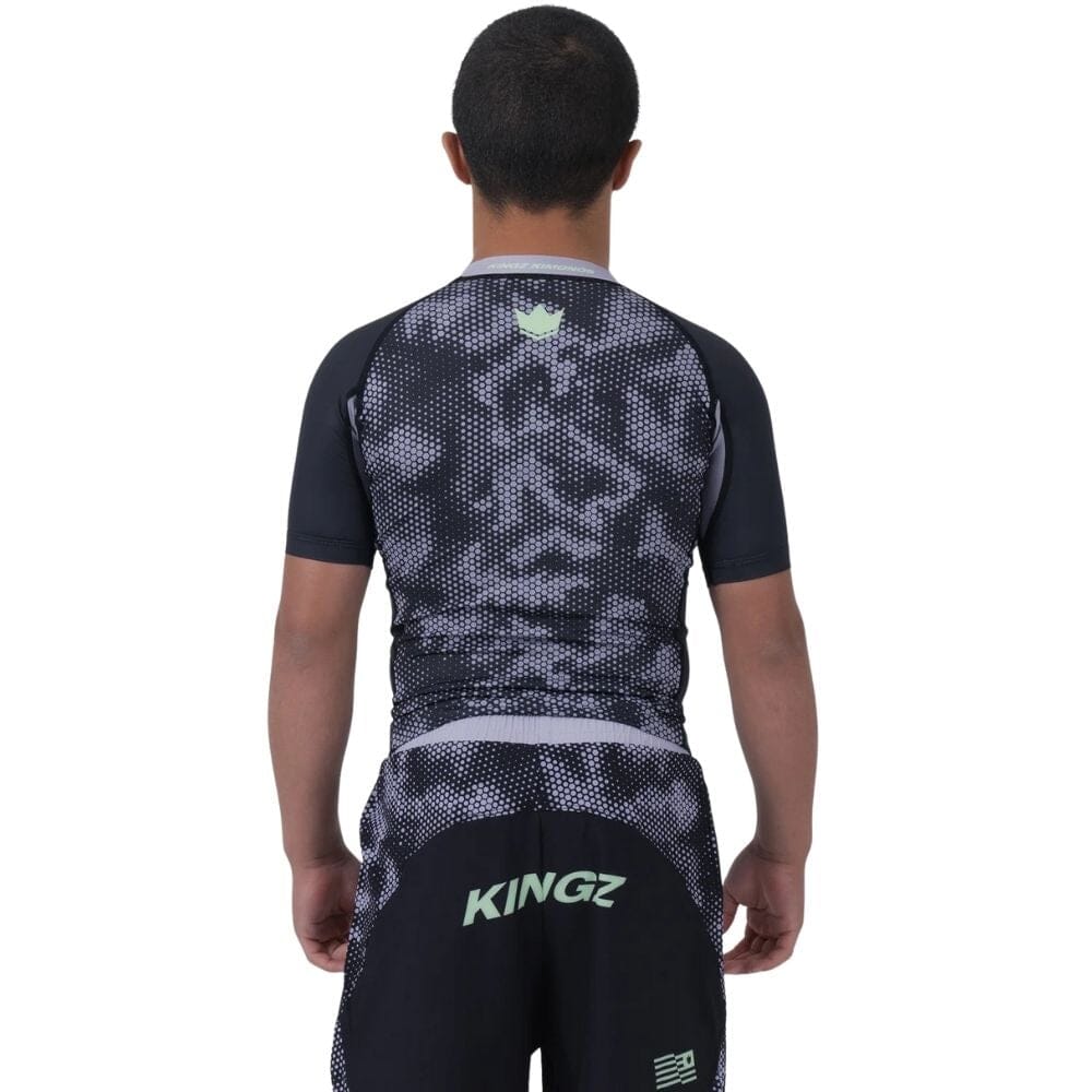 Kingz Viper Youth Rashguard Black/Purple - Image 3