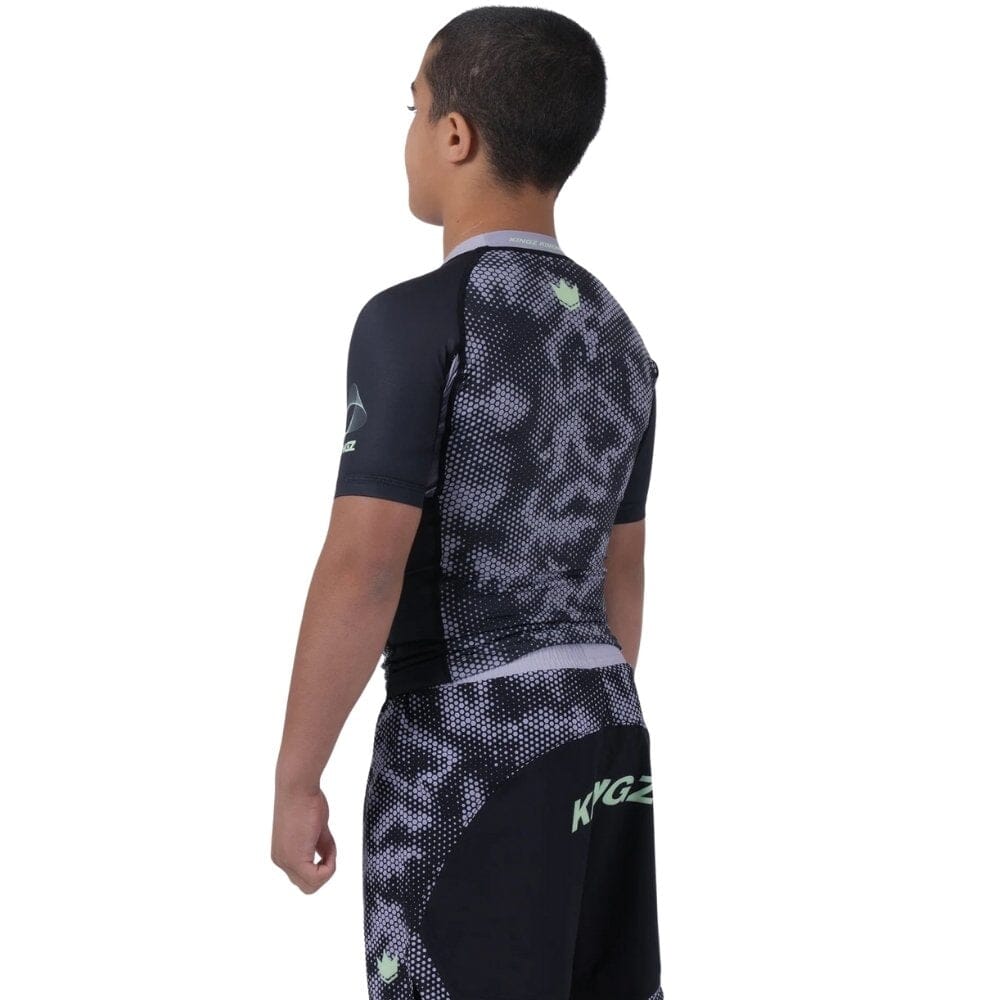 Kingz Viper Youth Rashguard Black/Purple - Image 4