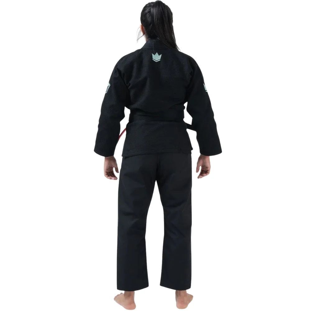Kingz Womens Balistico 4.0 Jiu Jitsu Gi Black - Image 4