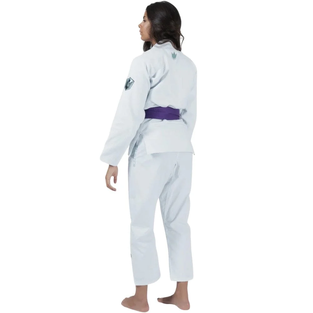 Kingz Womens Balistico 4.0 Jiu Jitsu Gi White - Image 2