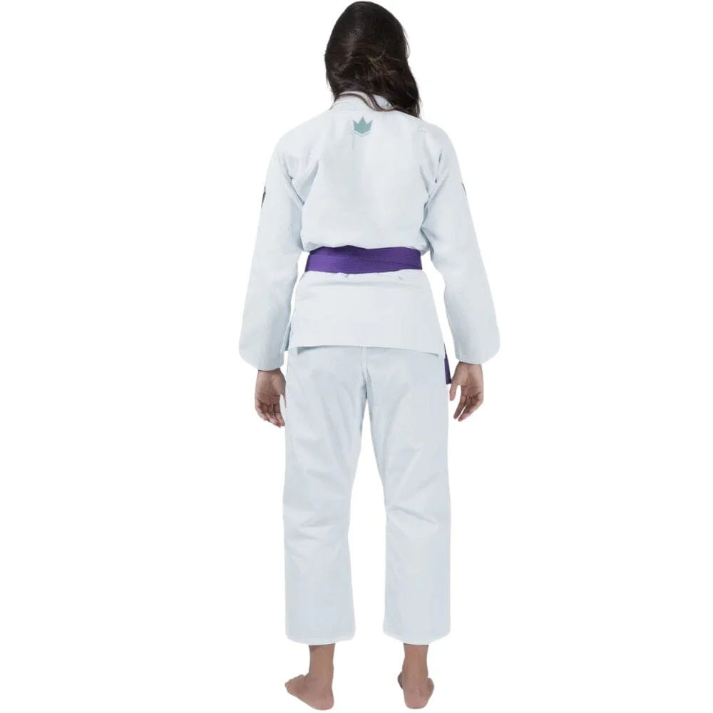 Kingz Womens Balistico 4.0 Jiu Jitsu Gi White - Image 3