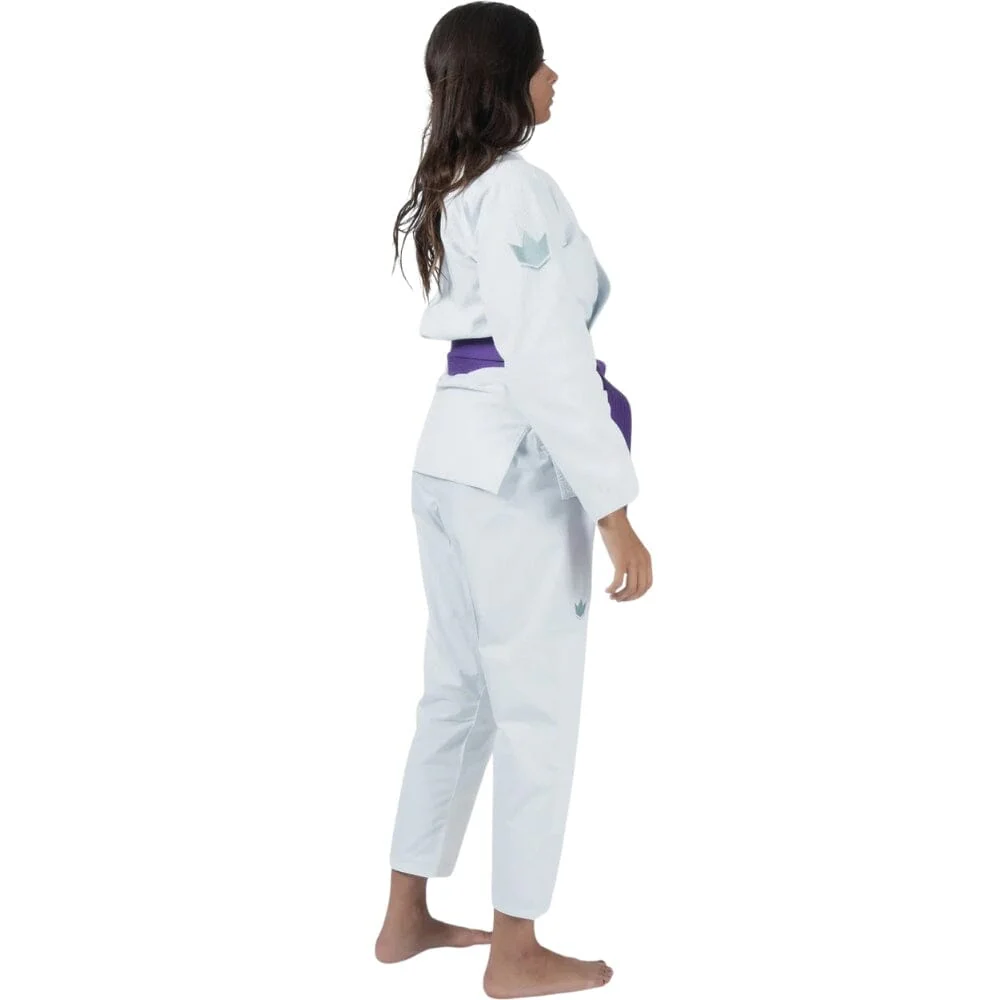 Kingz Womens Balistico 4.0 Jiu Jitsu Gi White - Image 4