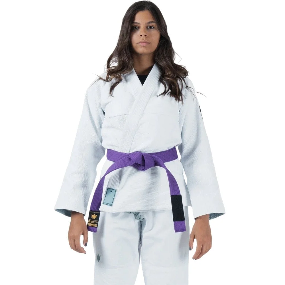 Kingz Womens Balistico 4.0 Jiu Jitsu Gi White - Image 6