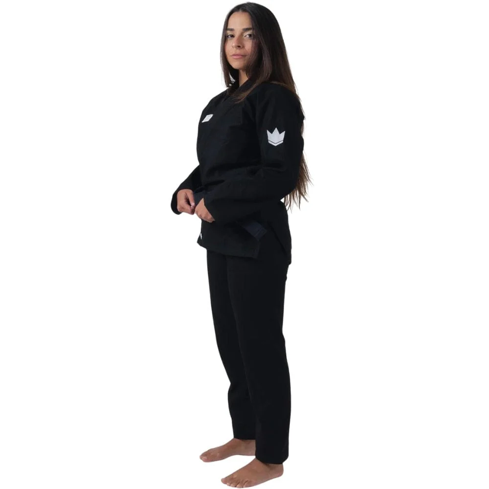 Kingz Womens Kore V2 Jiu Jitsu Gi Black - Image 4