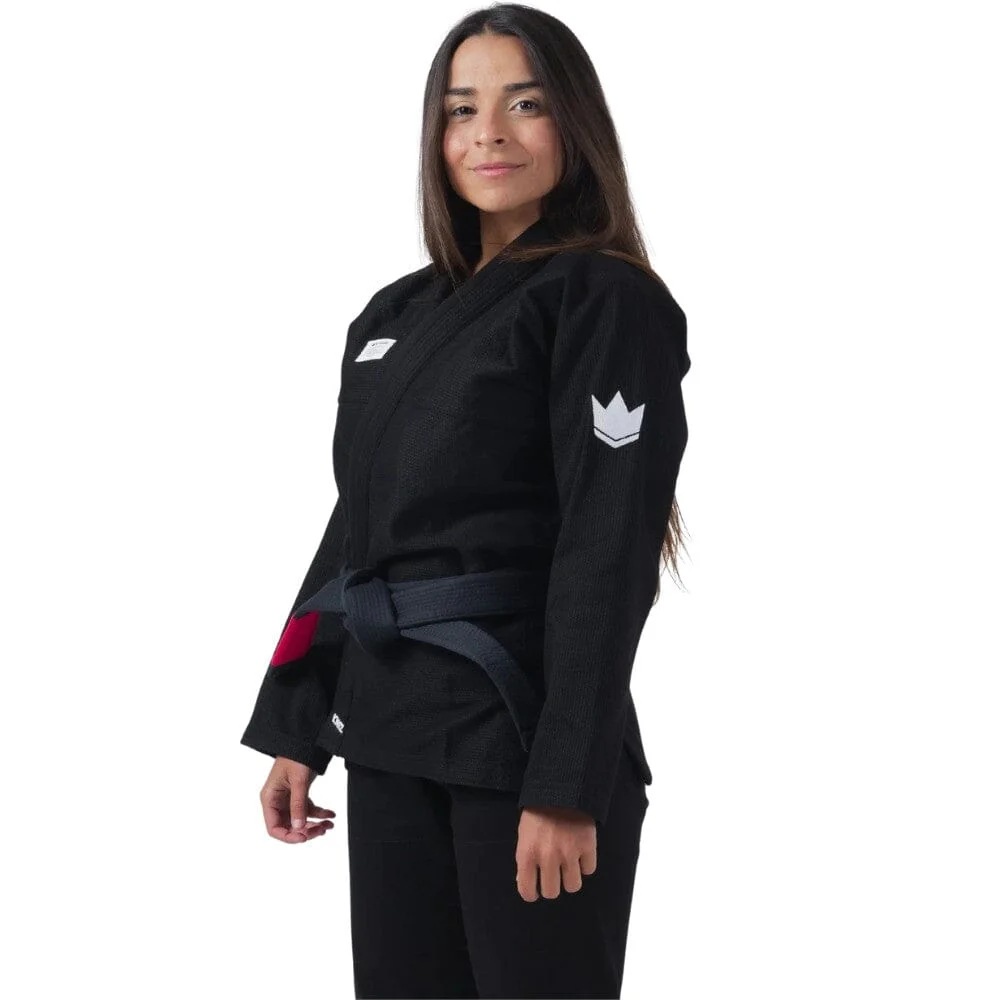 Kingz Womens Kore V2 Jiu Jitsu Gi Black - Image 5