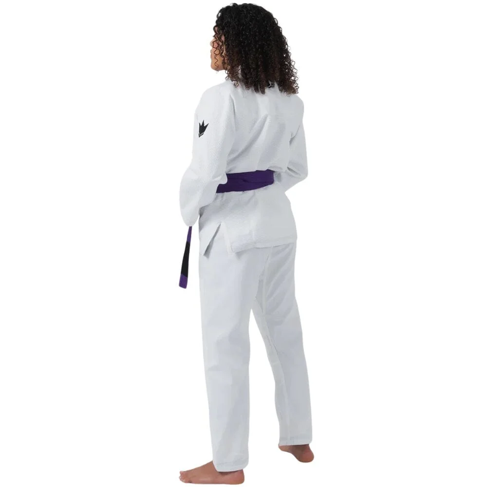 Kingz Womens Kore V2 Jiu Jitsu Gi White - Image 2