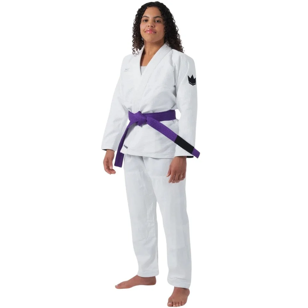Kingz Womens Kore V2 Jiu Jitsu Gi White - Image 4