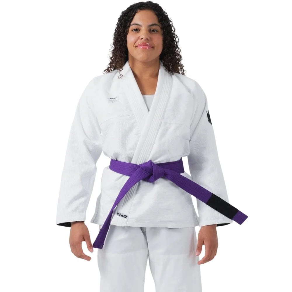 Kingz Womens Kore V2 Jiu Jitsu Gi White - Image 5