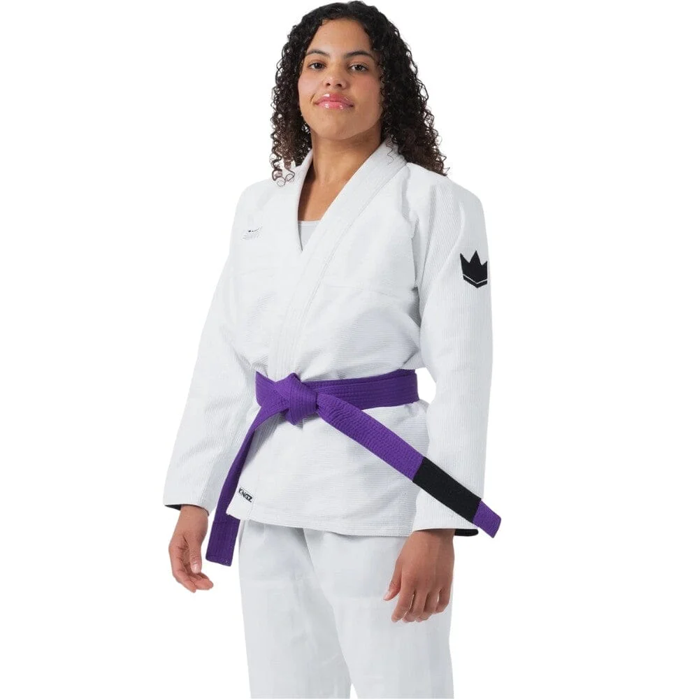 Kingz Womens Kore V2 Jiu Jitsu Gi White - Image 6