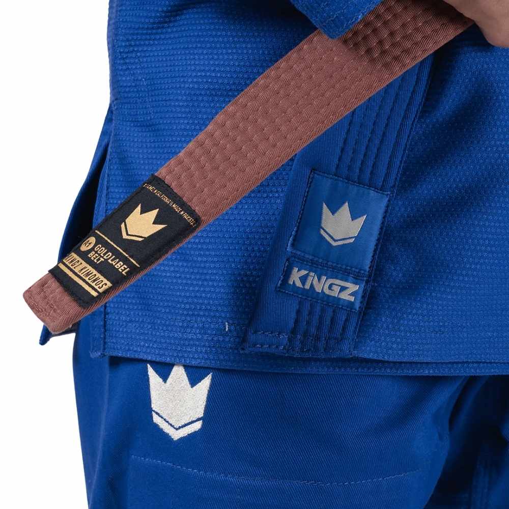 Kingz Womens The One V2 Jiu Jitsu Gi Blue - Image 10