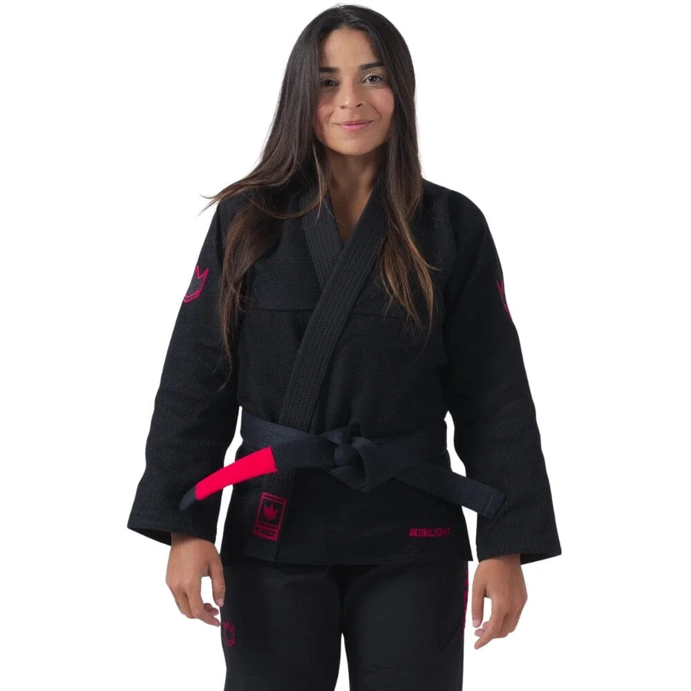 Kingz Womens Ultralight 2.0 Jiu Jitsu Gi Black - Image 4