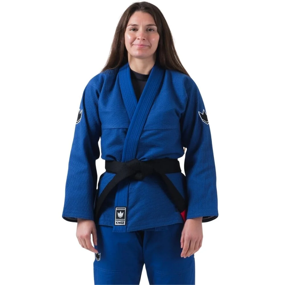 Kingz Womens Ultralight 2.0 Jiu Jitsu Gi Blue - Image 4