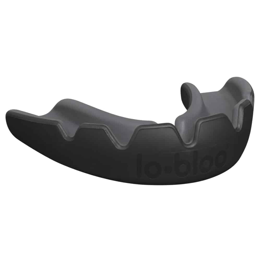 lobloo SLICK Large Dual Density Mouth Guard Black