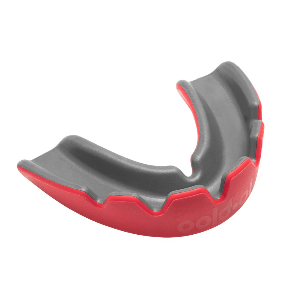 lobloo SLICK Large Dual Density Mouth Guard Red
