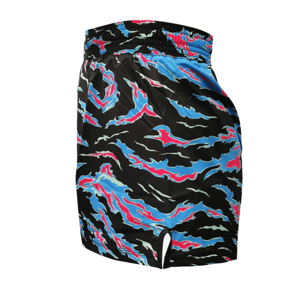 MA1 Camo Fire High Cut MMA Shorts - Image 3