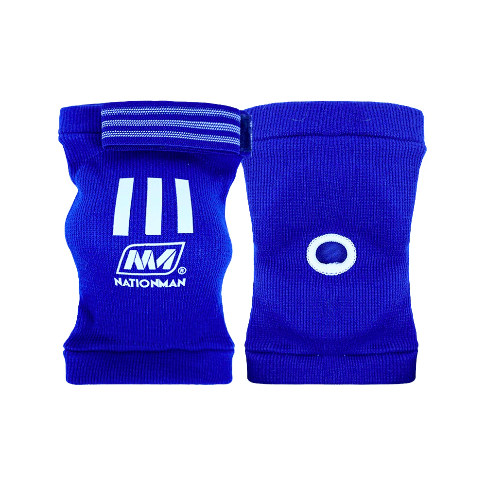 Nationman Muay Thai Elbow Pads Blue