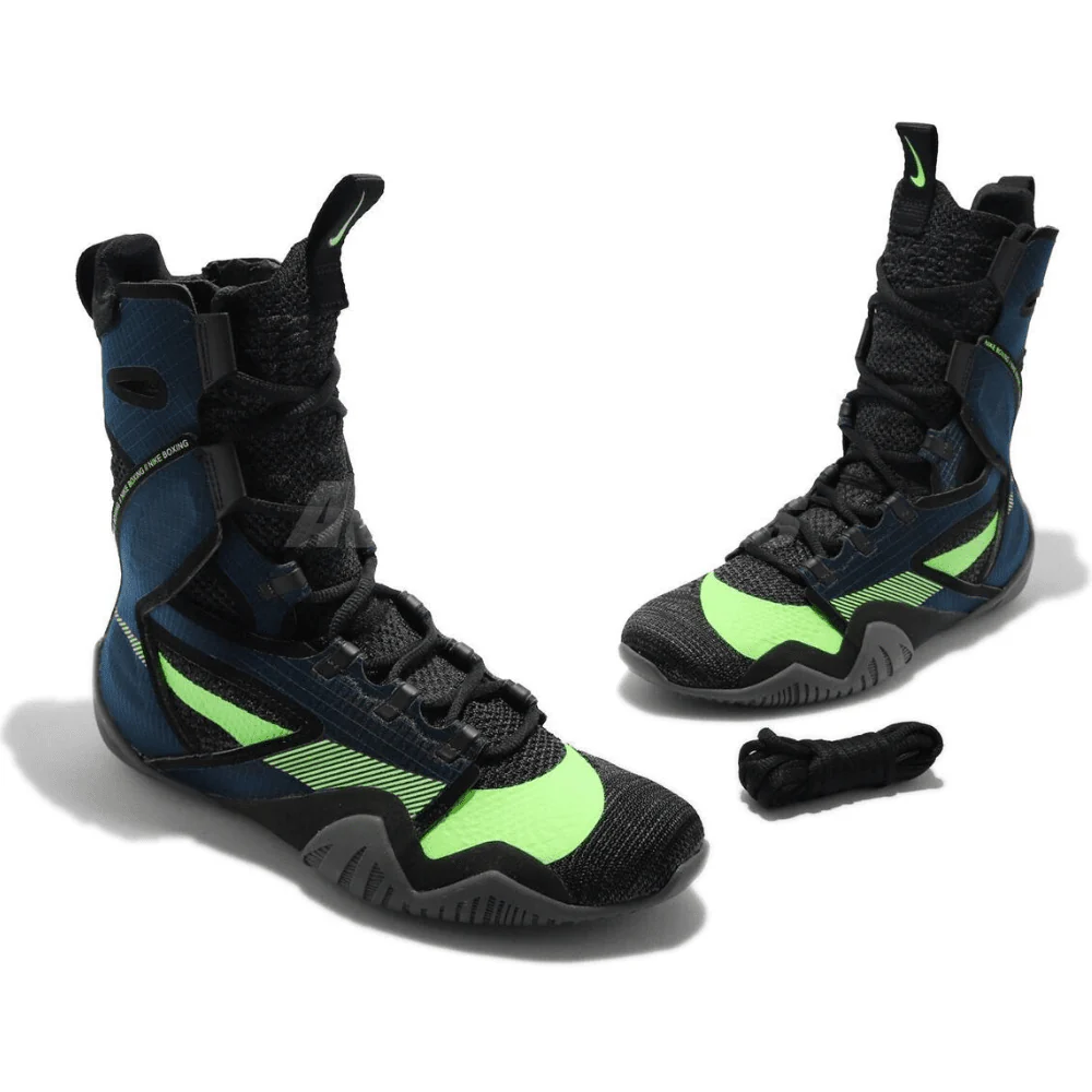 Nike HyperKO 2 Boxing Boots Black/Metallic Cool Grey - Image 3