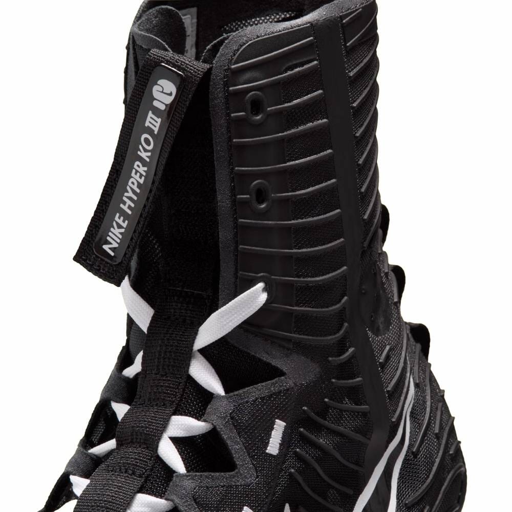 Nike HyperKO 3 Boxing Boots Black/White - Image 3