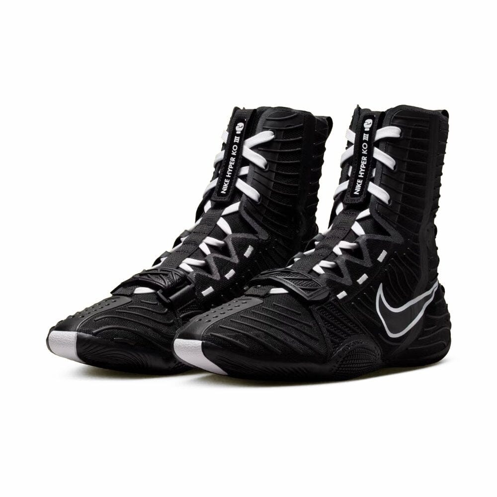 Nike HyperKO 3 Boxing Boots Black/White - Image 7