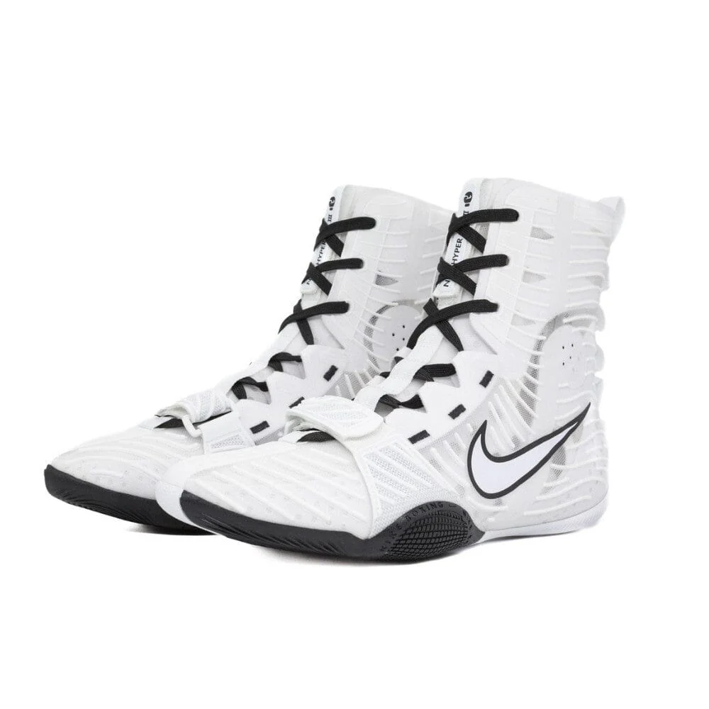 Nike HyperKO 3 Boxing Boots White/Black - Image 3