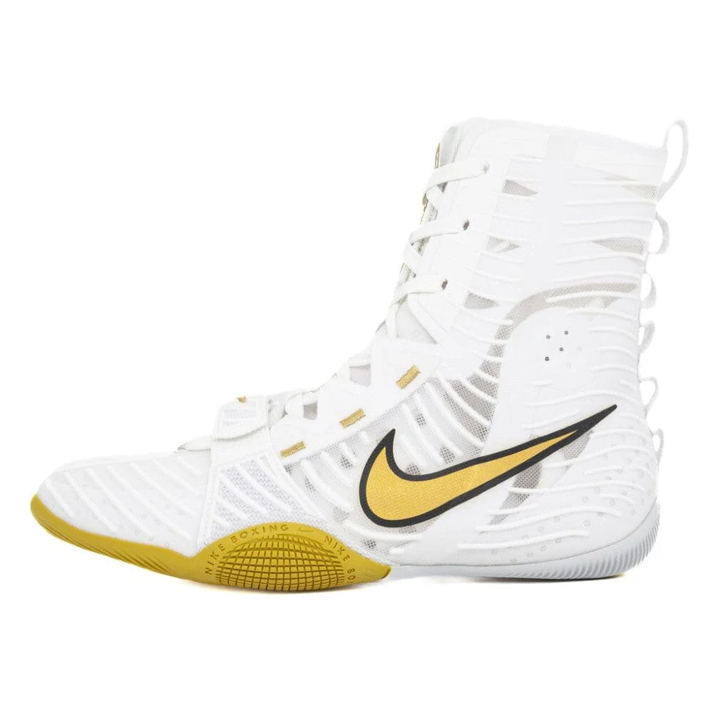 Nike HyperKO 3 Boxing Boots White/Gold