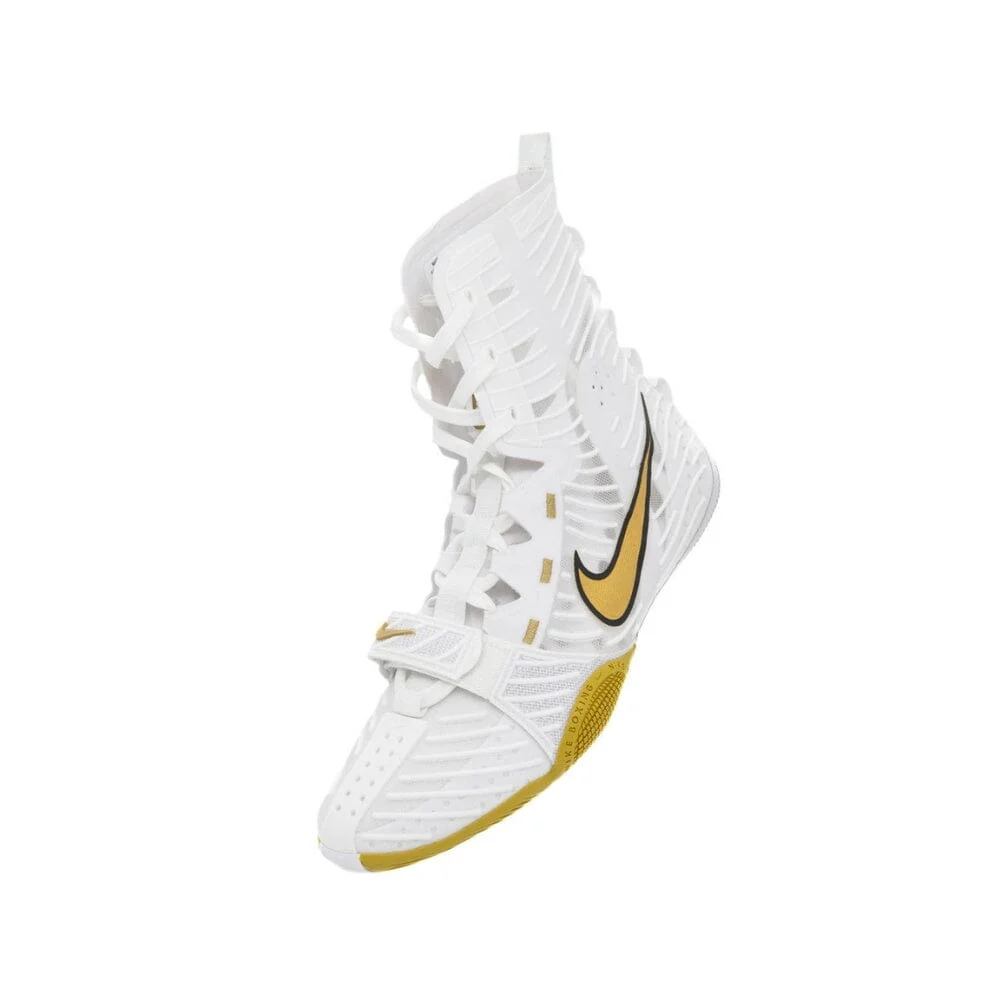 Nike HyperKO 3 Boxing Boots White/Gold - Image 2