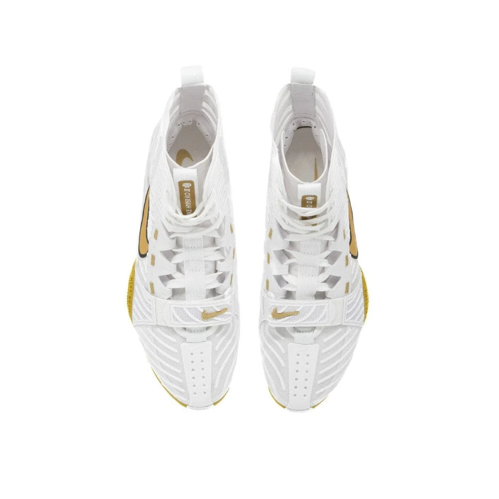 Nike HyperKO 3 Boxing Boots White/Gold - Image 9