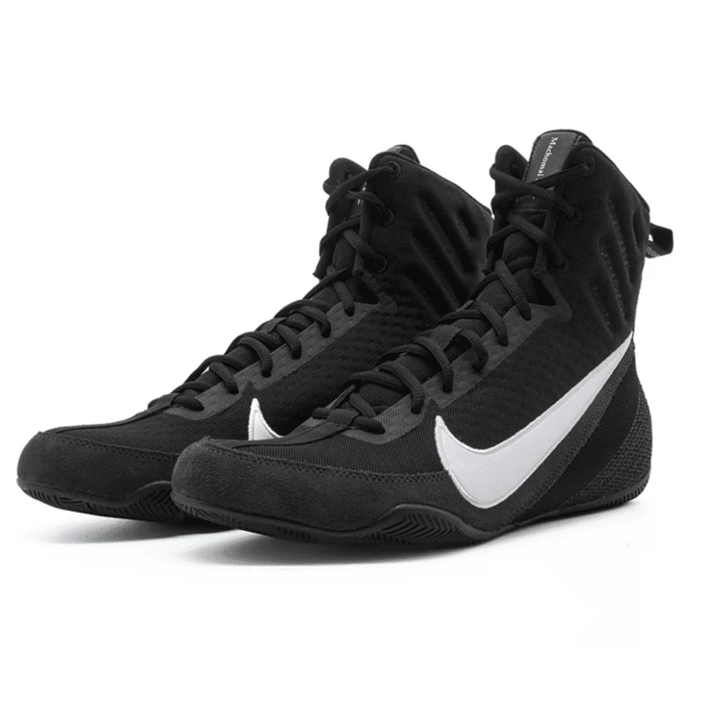 Nike Machomai 3 Boxing Shoes Black/White - Image 4