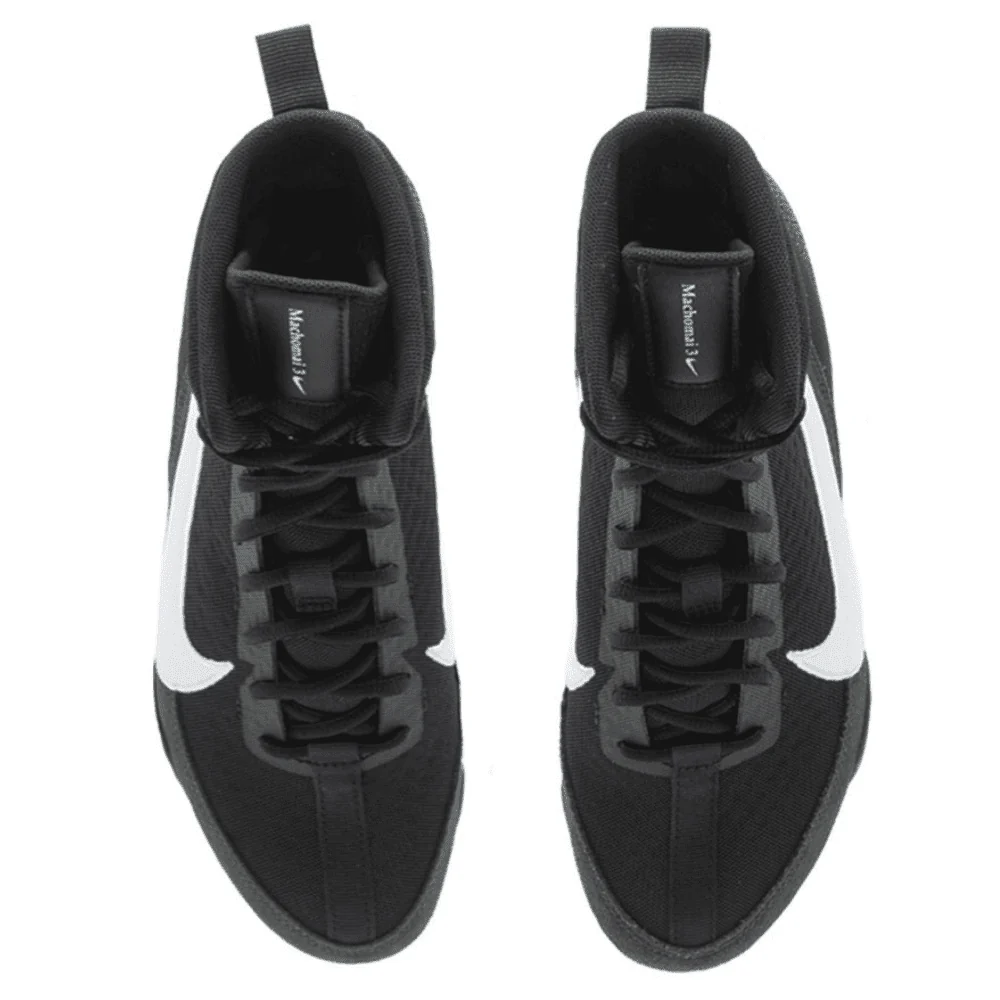 Nike Machomai 3 Boxing Shoes Black/White - Image 6