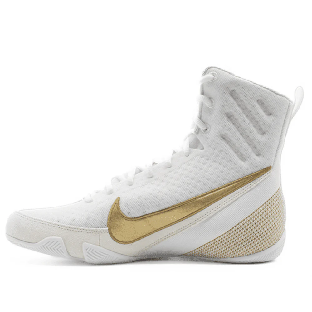 Nike Machomai 3 Boxing Shoes White/Gold - Image 7