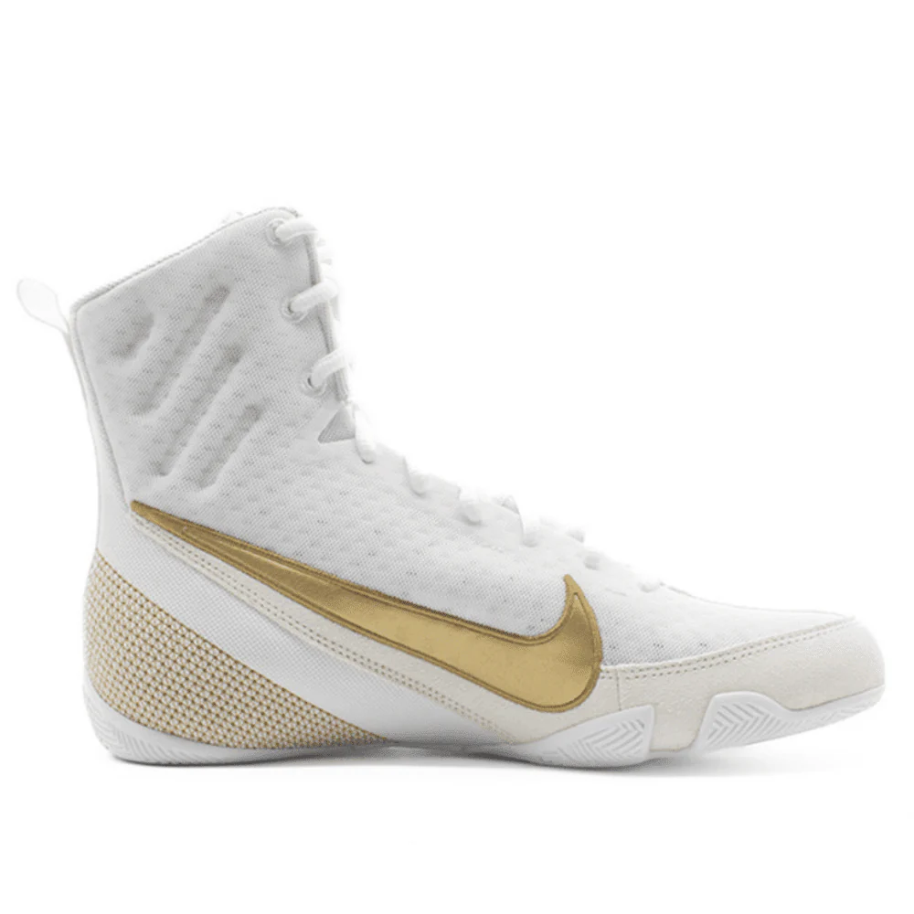 Nike Machomai 3 Boxing Shoes White/Gold - Image 8