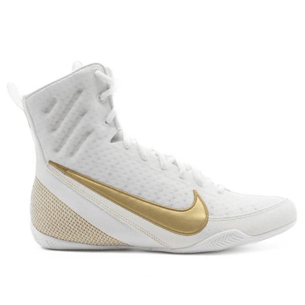 Nike Machomai 3 Boxing Shoes White/Gold - Image 9