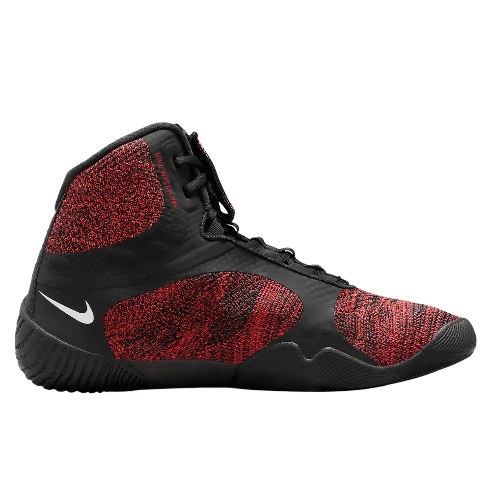 Nike Tawa Wrestling Boots Black/Red - Image 3